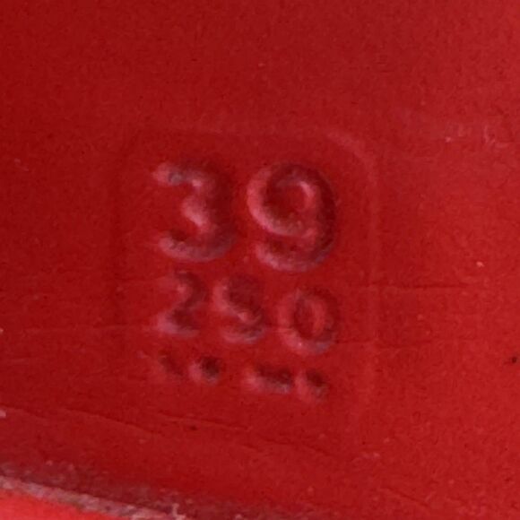 Birkenstock Arizona EVA Sandals Womens Size 8 Red Two Strap Slides Shoes - Picture 10 of 11